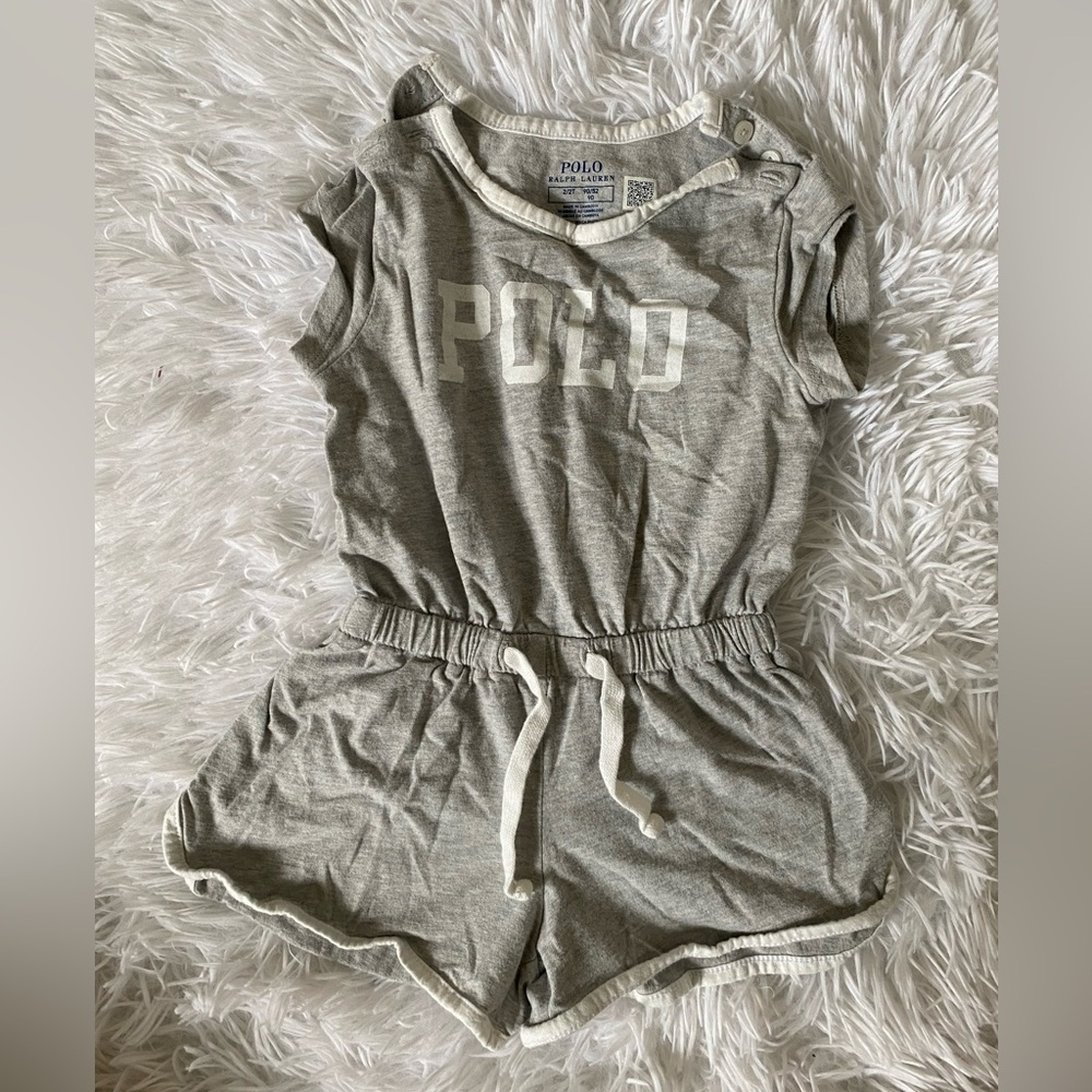 Polo by Ralph Lauren Gray Romper